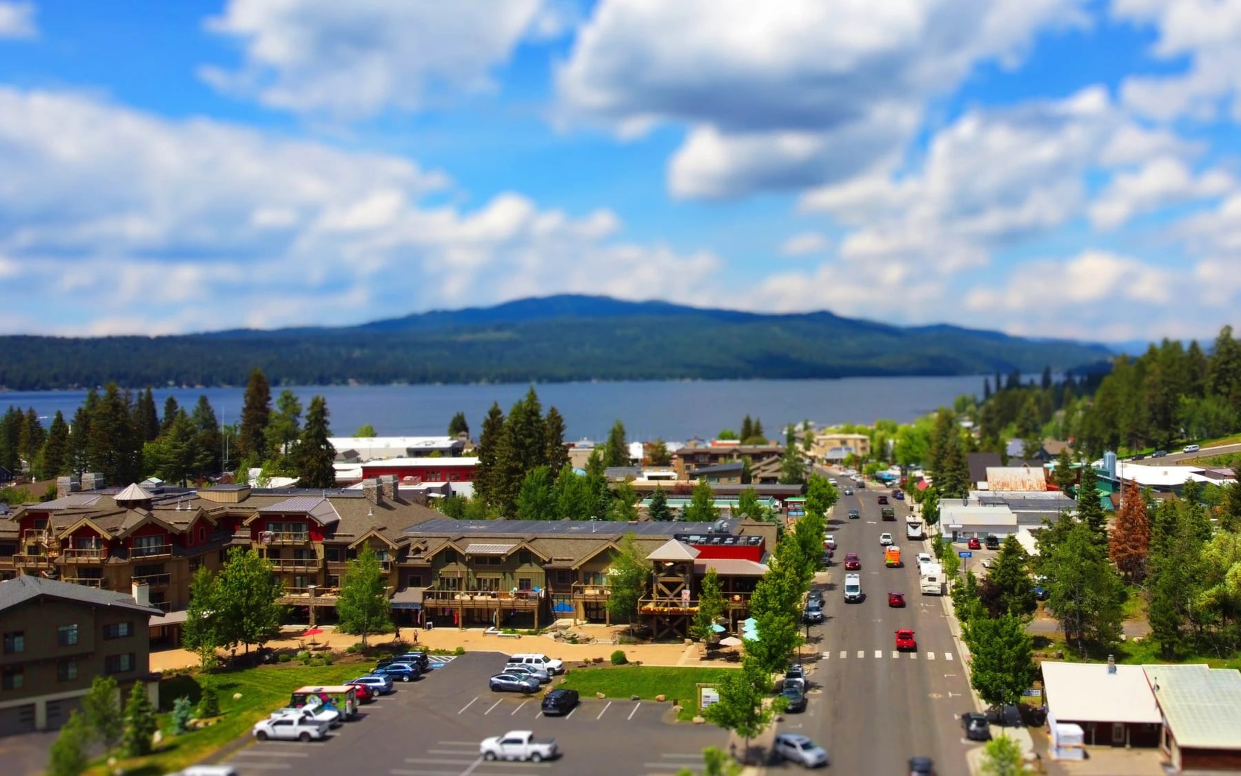 A quiet afternoon in McCall, Idaho