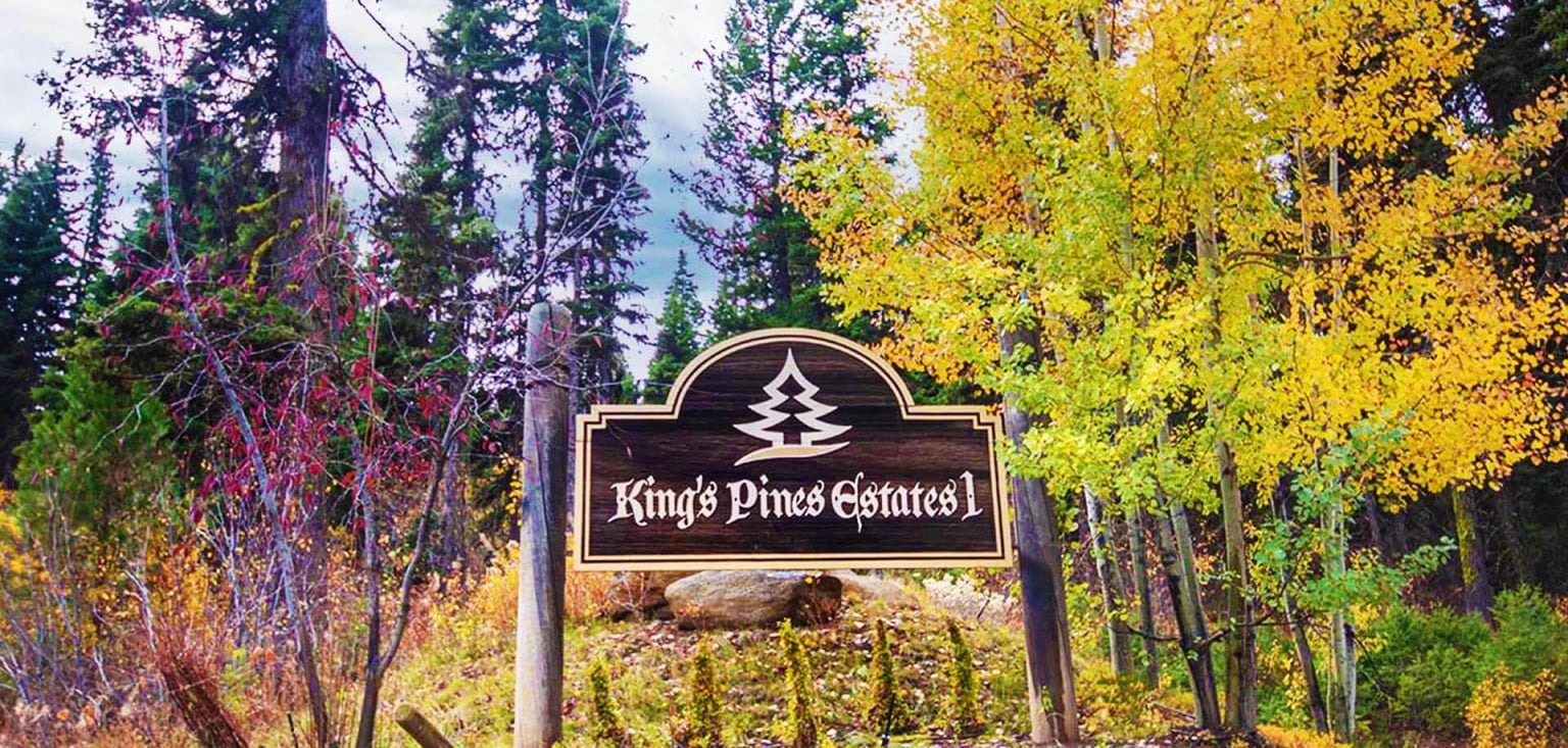 A wooded custom-home lot at King Pines Estates in McCall
